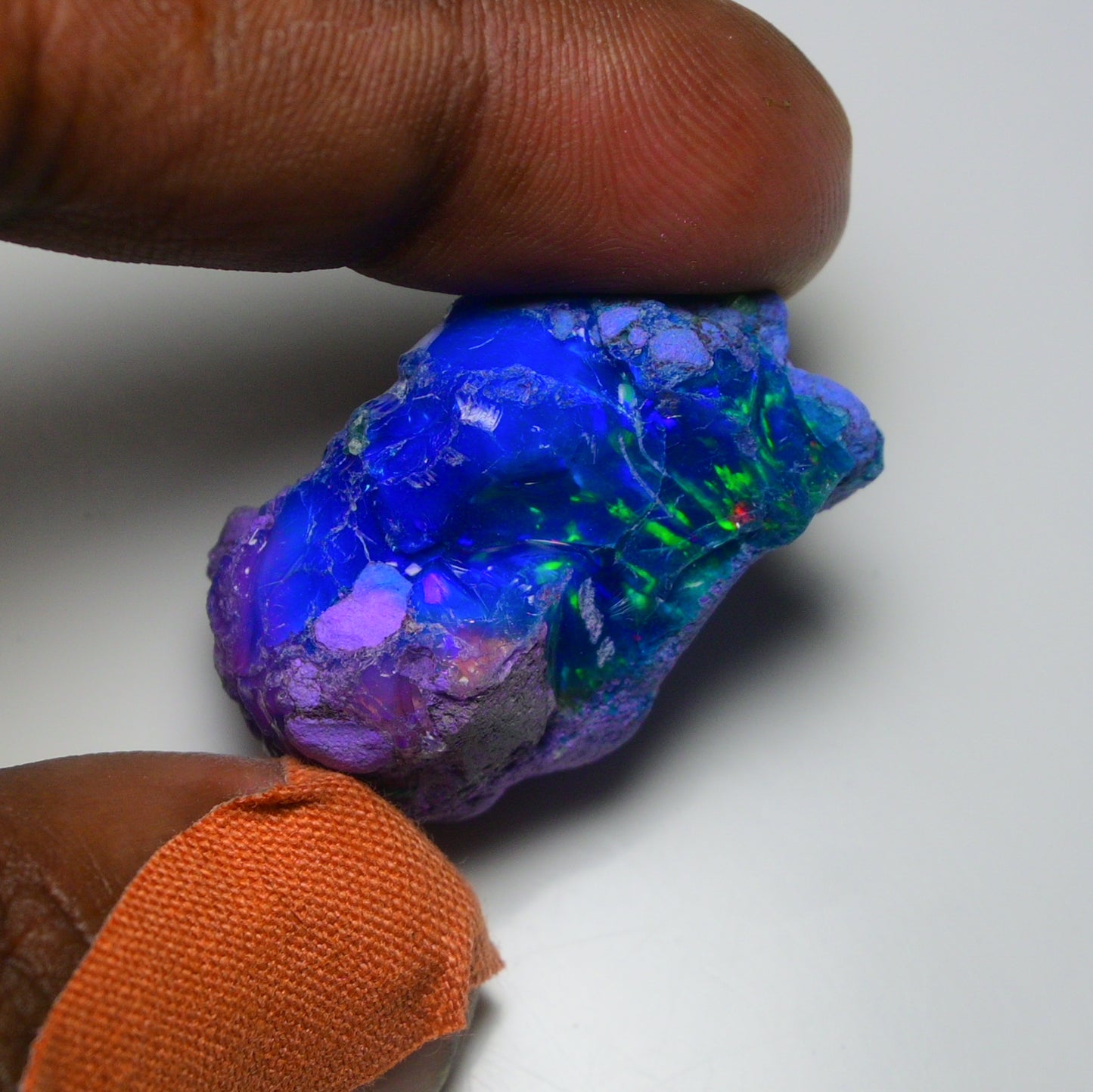 Very Rare Bi-Color Opal Rough 50.90 Cts Natural Ethiopian Opal Raw Jewelry Grade