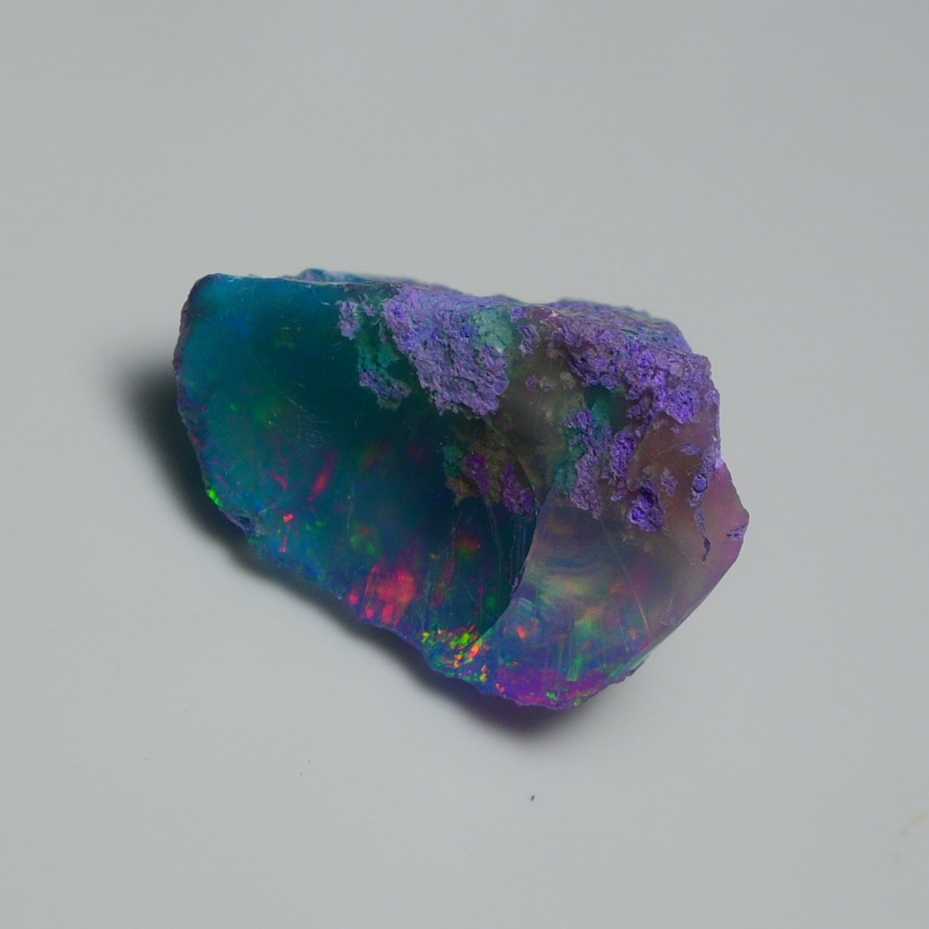 Very Rare Bi-Color Opal Rough 32.50 Cts Natural Ethiopian Opal Raw Jewelry Grade
