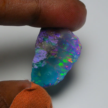 Very Rare Bi-Color Opal Rough 32.50 Cts Natural Ethiopian Opal Raw Jewelry Grade