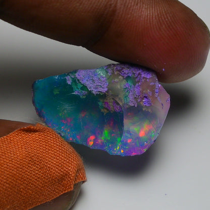 Very Rare Bi-Color Opal Rough 32.50 Cts Natural Ethiopian Opal Raw Jewelry Grade