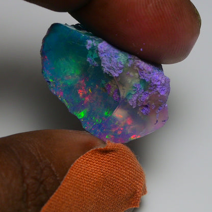 Very Rare Bi-Color Opal Rough 32.50 Cts Natural Ethiopian Opal Raw Jewelry Grade
