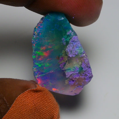 Very Rare Bi-Color Opal Rough 32.50 Cts Natural Ethiopian Opal Raw Jewelry Grade