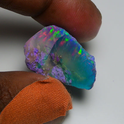 Very Rare Bi-Color Opal Rough 32.50 Cts Natural Ethiopian Opal Raw Jewelry Grade