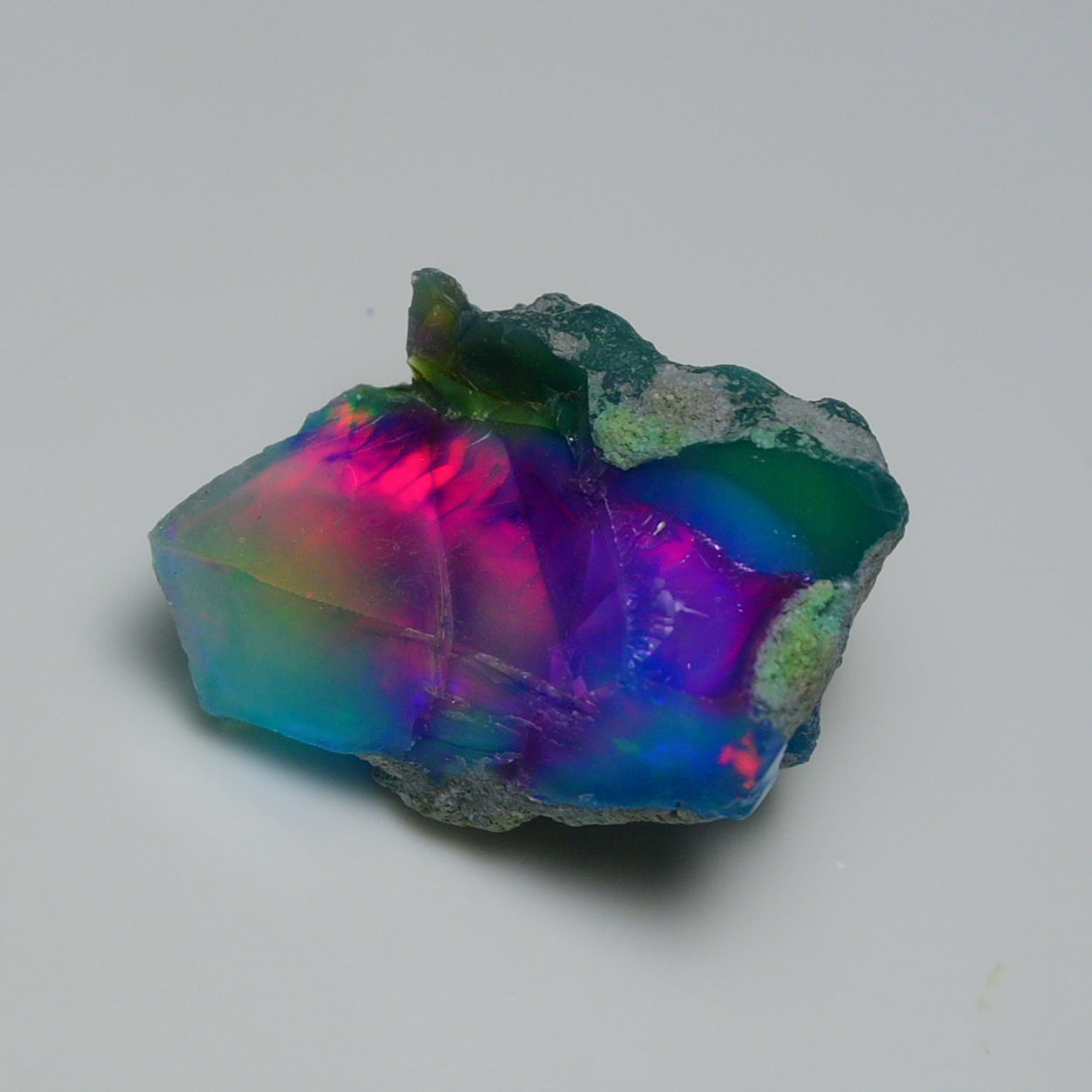 Very Rare Bi-Color Opal Rough 22.30 Cts Natural Ethiopian Opal Raw Jewelry Grade