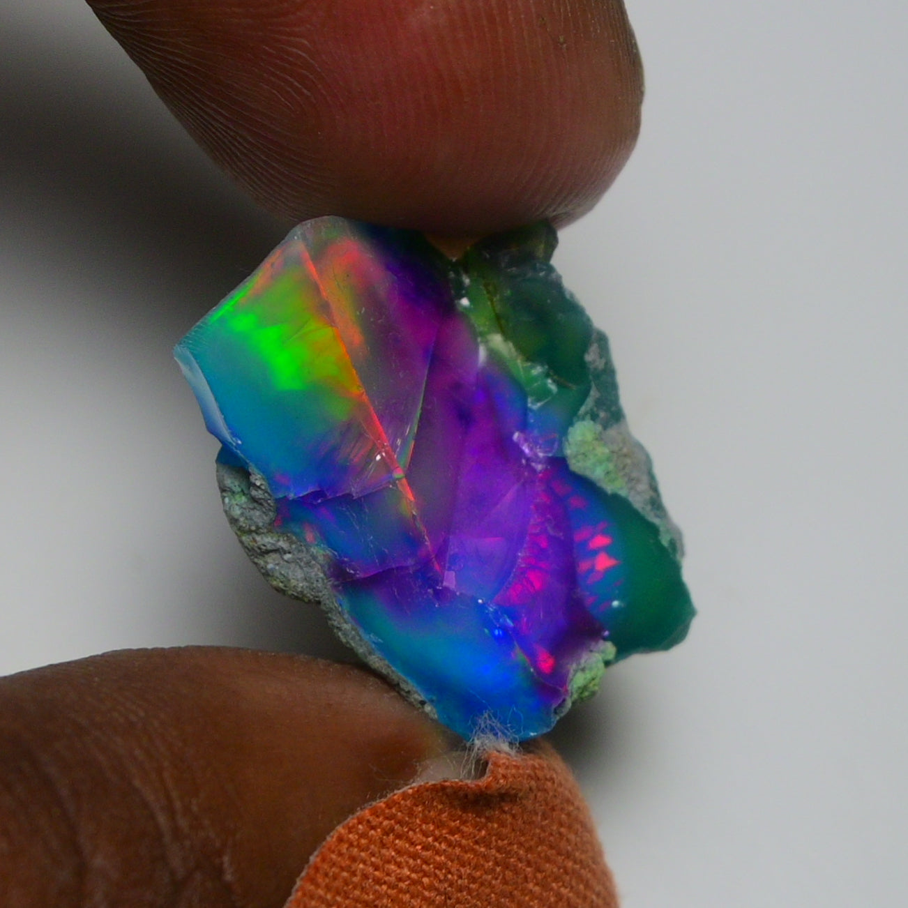 Very Rare Bi-Color Opal Rough 22.30 Cts Natural Ethiopian Opal Raw Jewelry Grade