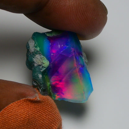 Very Rare Bi-Color Opal Rough 22.30 Cts Natural Ethiopian Opal Raw Jewelry Grade
