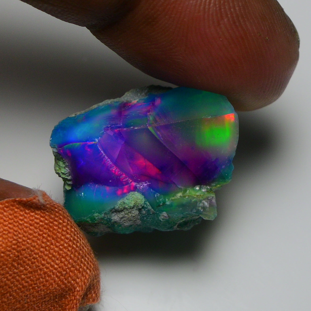 Very Rare Bi-Color Opal Rough 22.30 Cts Natural Ethiopian Opal Raw Jewelry Grade