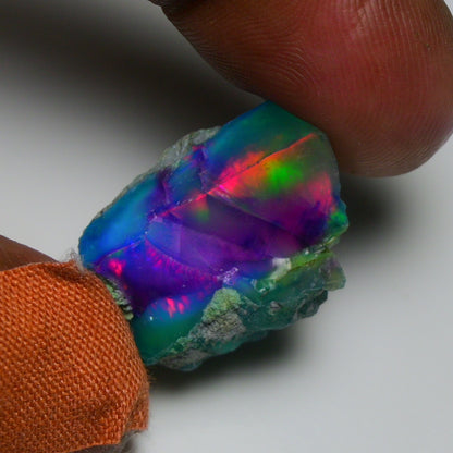 Very Rare Bi-Color Opal Rough 22.30 Cts Natural Ethiopian Opal Raw Jewelry Grade