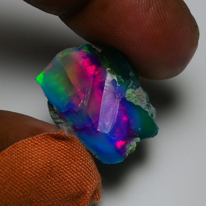 Very Rare Bi-Color Opal Rough 22.30 Cts Natural Ethiopian Opal Raw Jewelry Grade