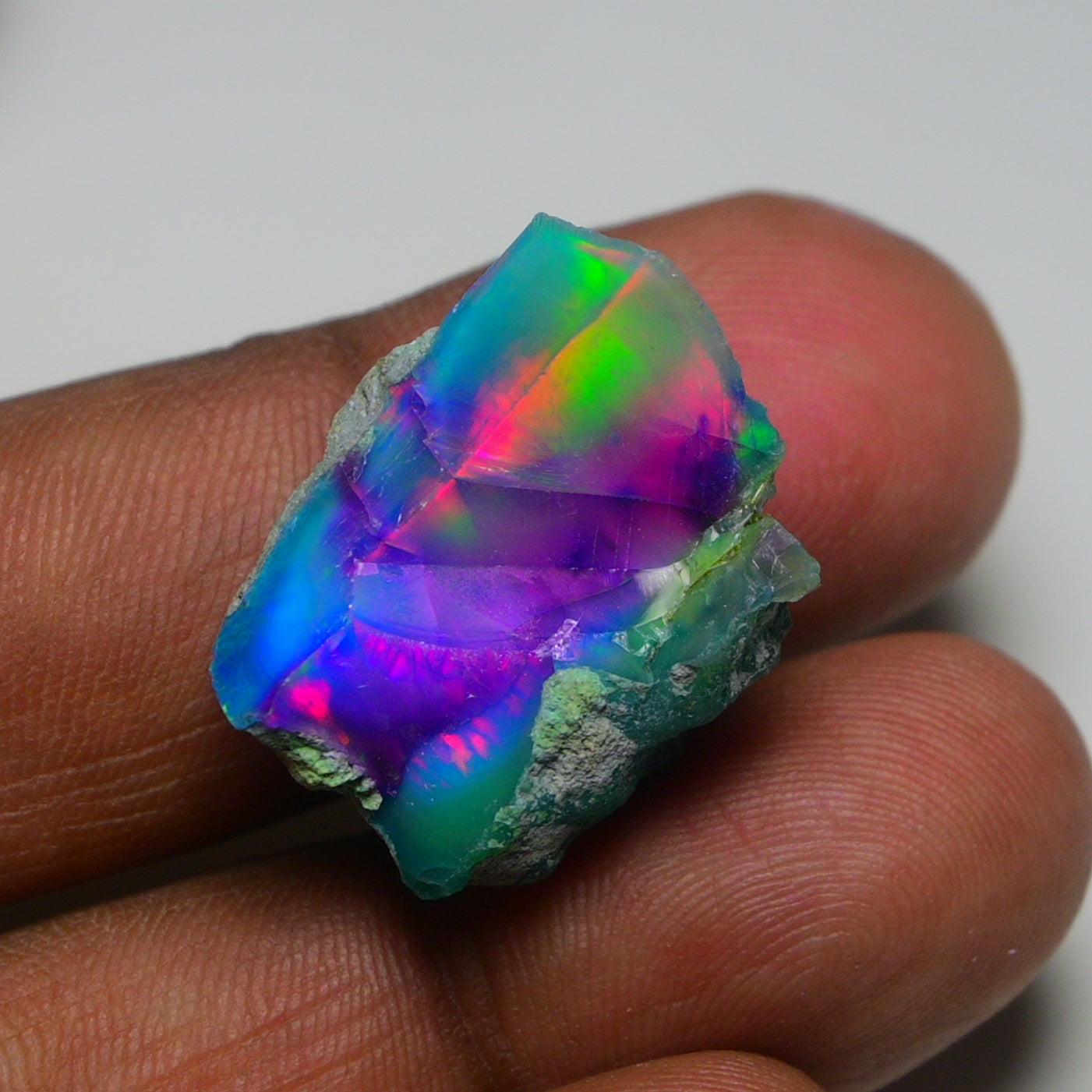 Very Rare Bi-Color Opal Rough 22.30 Cts Natural Ethiopian Opal Raw Jewelry Grade
