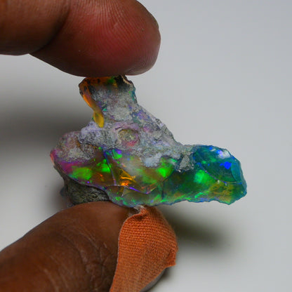 Very Rare Bi-Color Opal Rough 38.35 Cts Natural Ethiopian Opal Raw Jewelry Grade