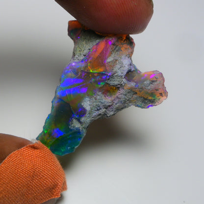 Very Rare Bi-Color Opal Rough 38.35 Cts Natural Ethiopian Opal Raw Jewelry Grade