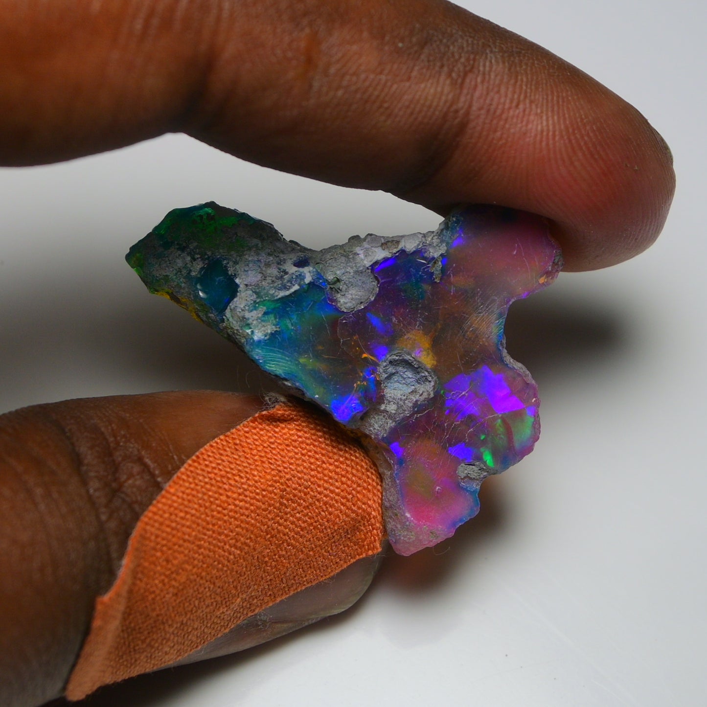 Very Rare Bi-Color Opal Rough 38.35 Cts Natural Ethiopian Opal Raw Jewelry Grade