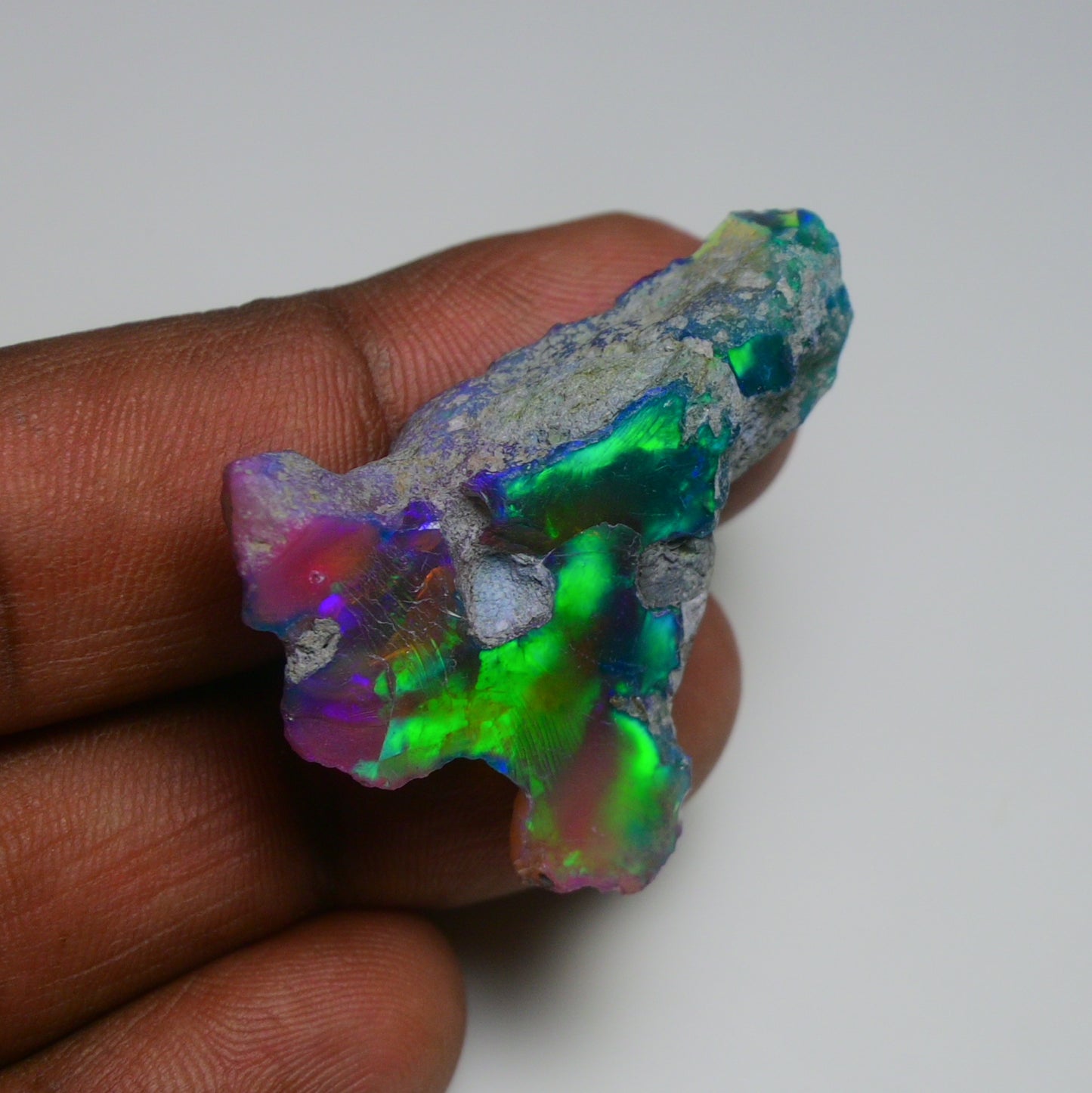 Very Rare Bi-Color Opal Rough 38.35 Cts Natural Ethiopian Opal Raw Jewelry Grade