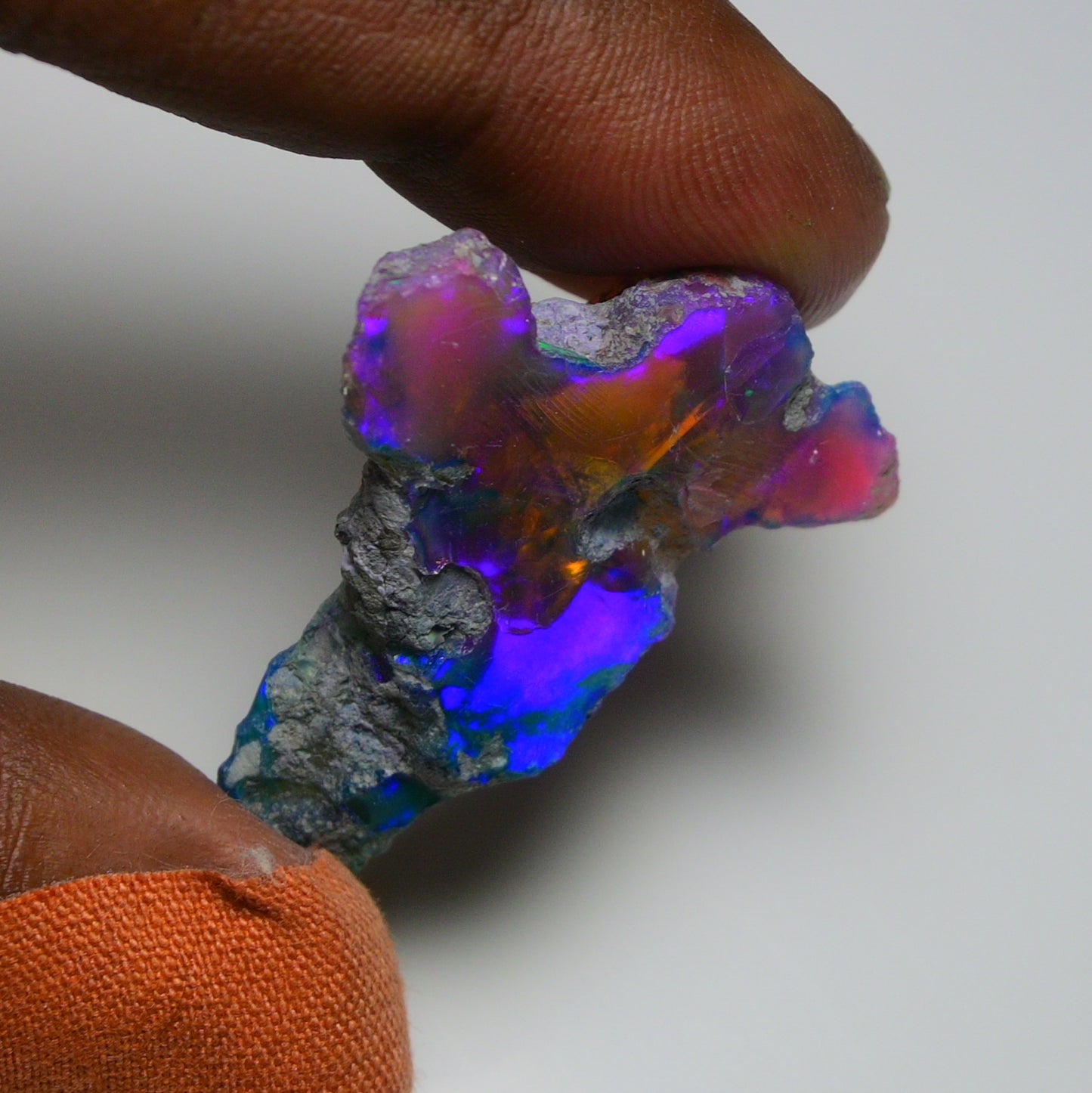 Very Rare Bi-Color Opal Rough 38.35 Cts Natural Ethiopian Opal Raw Jewelry Grade