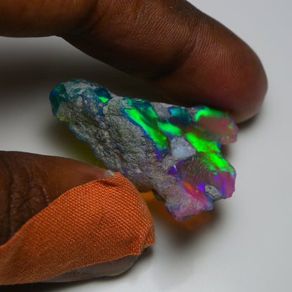 Very Rare Bi-Color Opal Rough 38.35 Cts Natural Ethiopian Opal Raw Jewelry Grade