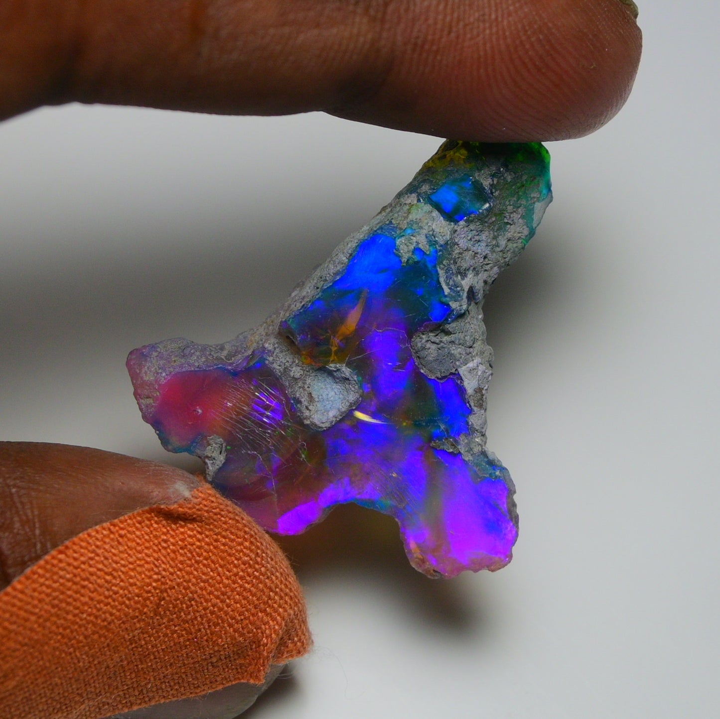 Very Rare Bi-Color Opal Rough 38.35 Cts Natural Ethiopian Opal Raw Jewelry Grade