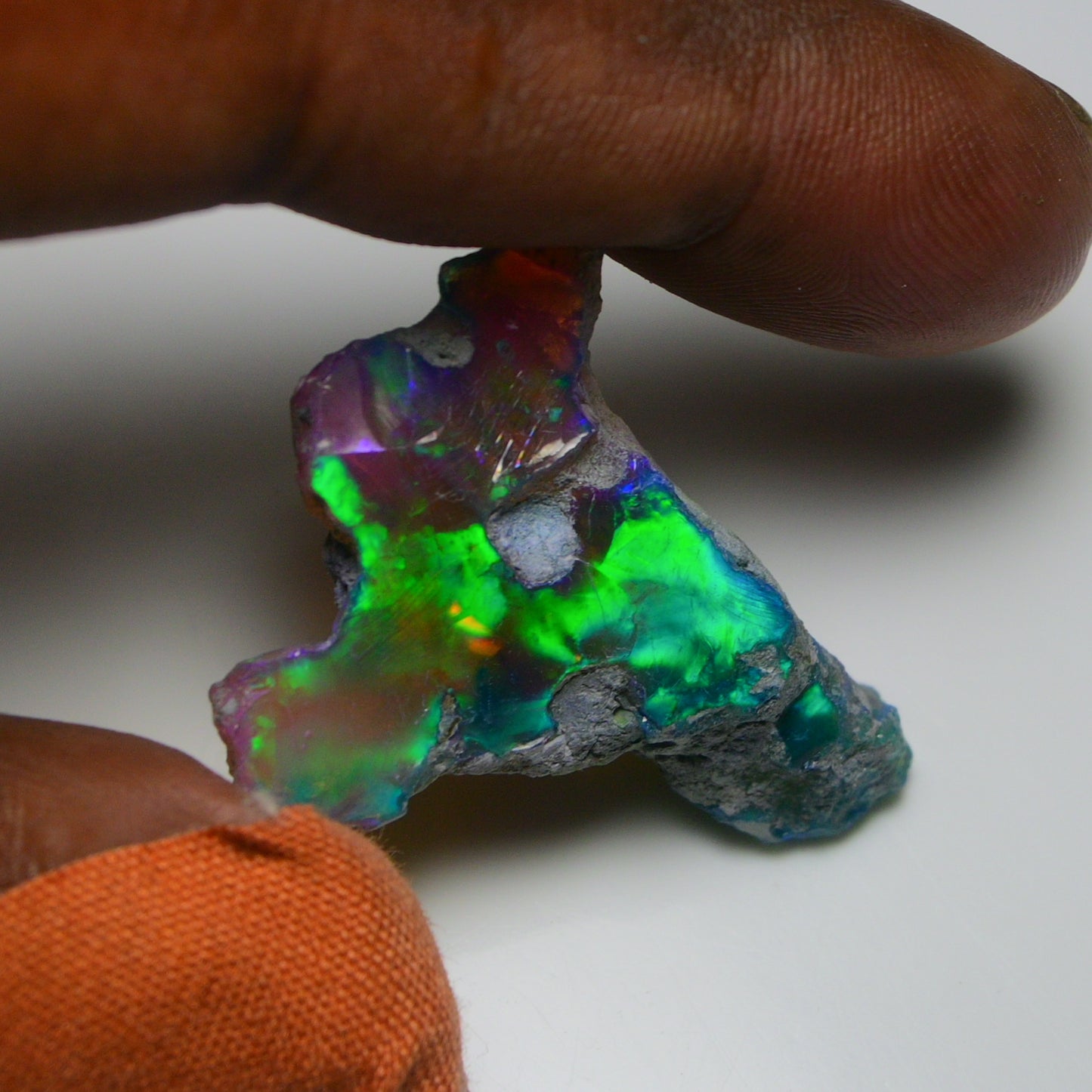 Very Rare Bi-Color Opal Rough 38.35 Cts Natural Ethiopian Opal Raw Jewelry Grade