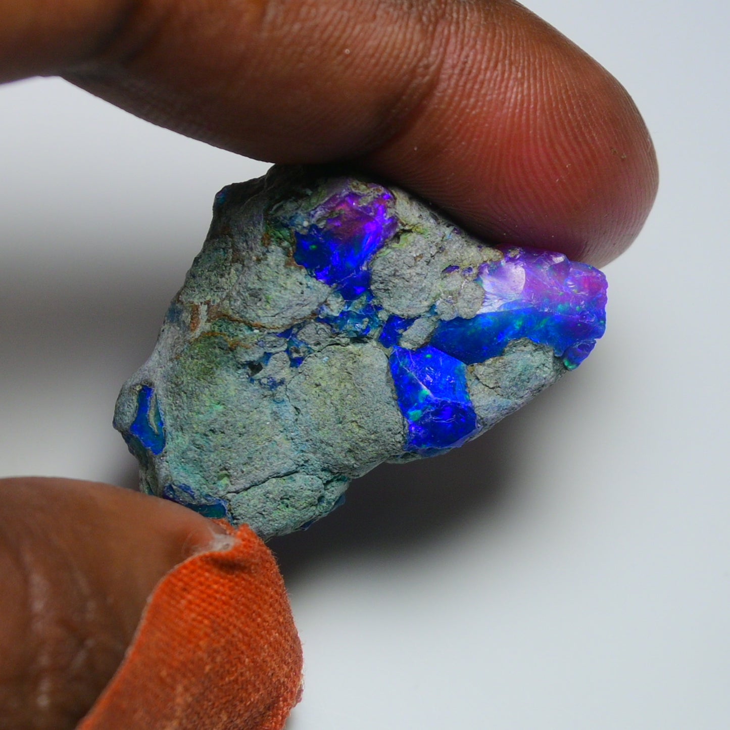 Very Rare Bi-Color Opal Rough 37.30 Cts Natural Ethiopian Opal Raw Jewelry Grade