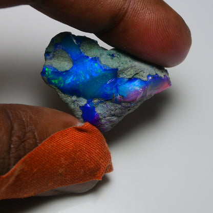Very Rare Bi-Color Opal Rough 37.30 Cts Natural Ethiopian Opal Raw Jewelry Grade