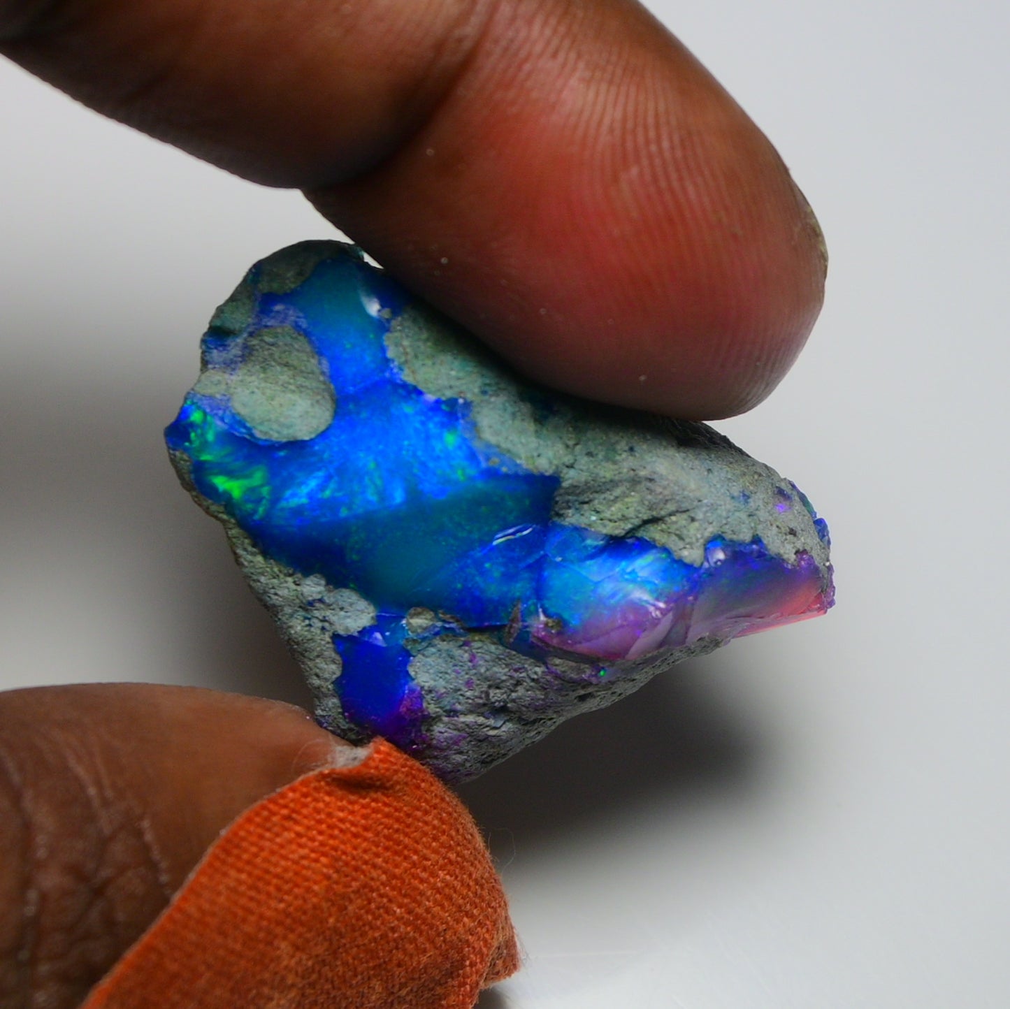 Very Rare Bi-Color Opal Rough 37.30 Cts Natural Ethiopian Opal Raw Jewelry Grade