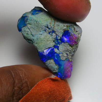 Very Rare Bi-Color Opal Rough 37.30 Cts Natural Ethiopian Opal Raw Jewelry Grade