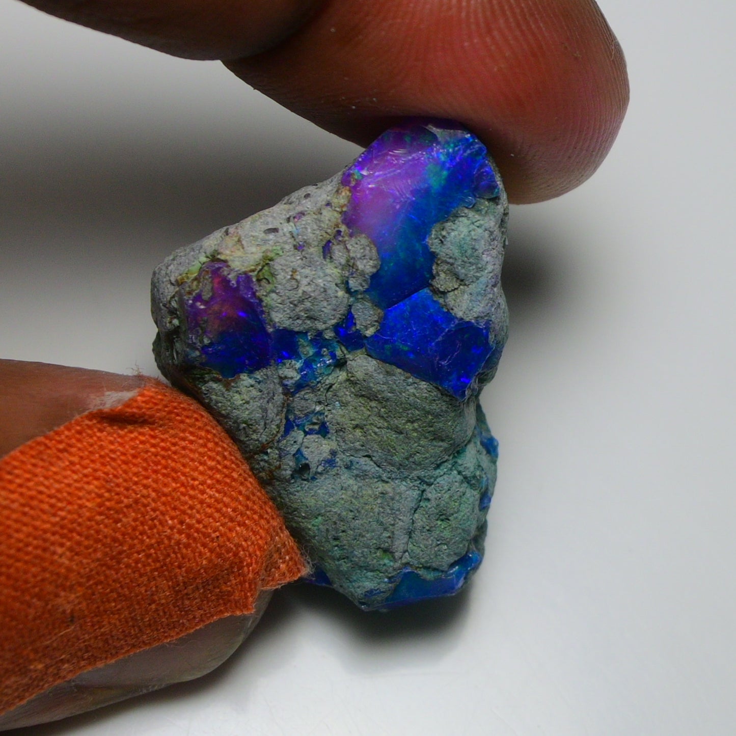 Very Rare Bi-Color Opal Rough 37.30 Cts Natural Ethiopian Opal Raw Jewelry Grade