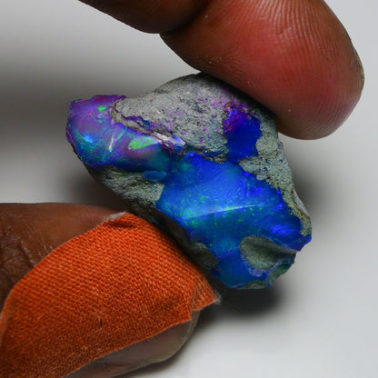 Very Rare Bi-Color Opal Rough 37.30 Cts Natural Ethiopian Opal Raw Jewelry Grade