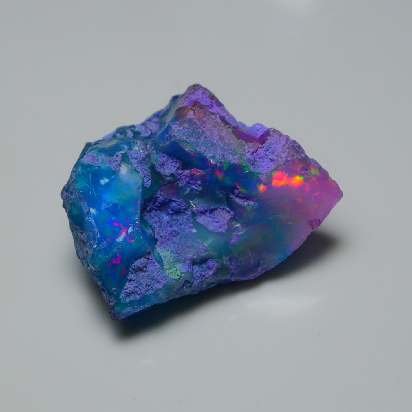 Very Rare Bi-Color Opal Rough 37.50 Cts Natural Ethiopian Opal Raw Jewelry Grade