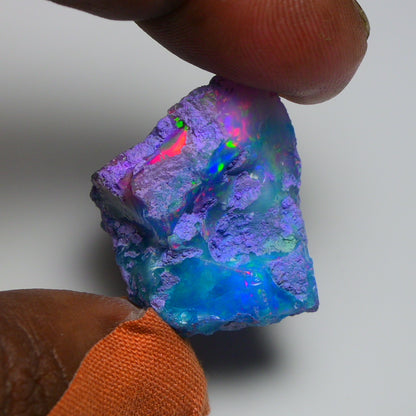 Very Rare Bi-Color Opal Rough 37.50 Cts Natural Ethiopian Opal Raw Jewelry Grade