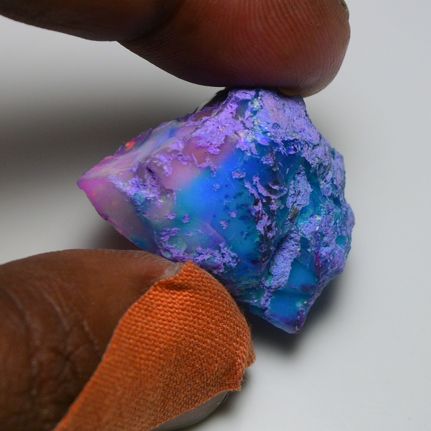 Very Rare Bi-Color Opal Rough 37.50 Cts Natural Ethiopian Opal Raw Jewelry Grade