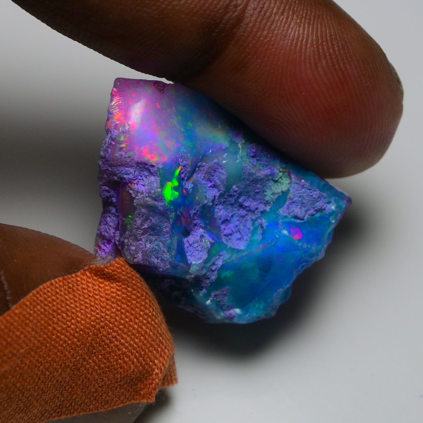 Very Rare Bi-Color Opal Rough 37.50 Cts Natural Ethiopian Opal Raw Jewelry Grade
