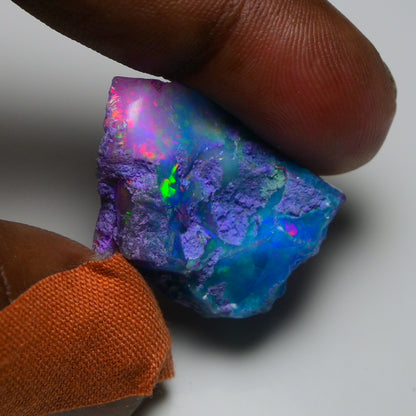 Very Rare Bi-Color Opal Rough 37.50 Cts Natural Ethiopian Opal Raw Jewelry Grade