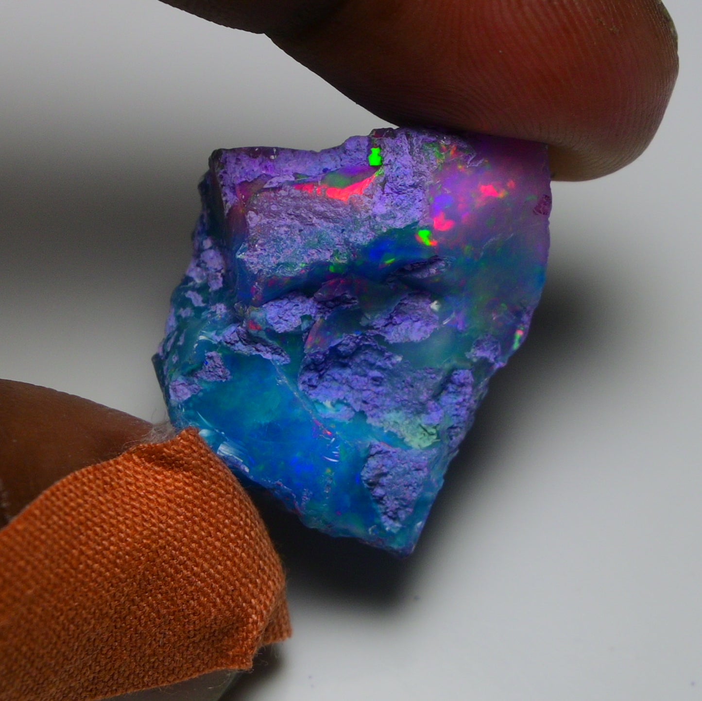 Very Rare Bi-Color Opal Rough 37.50 Cts Natural Ethiopian Opal Raw Jewelry Grade