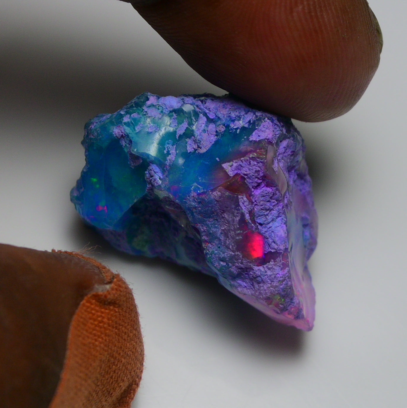 Very Rare Bi-Color Opal Rough 37.50 Cts Natural Ethiopian Opal Raw Jewelry Grade