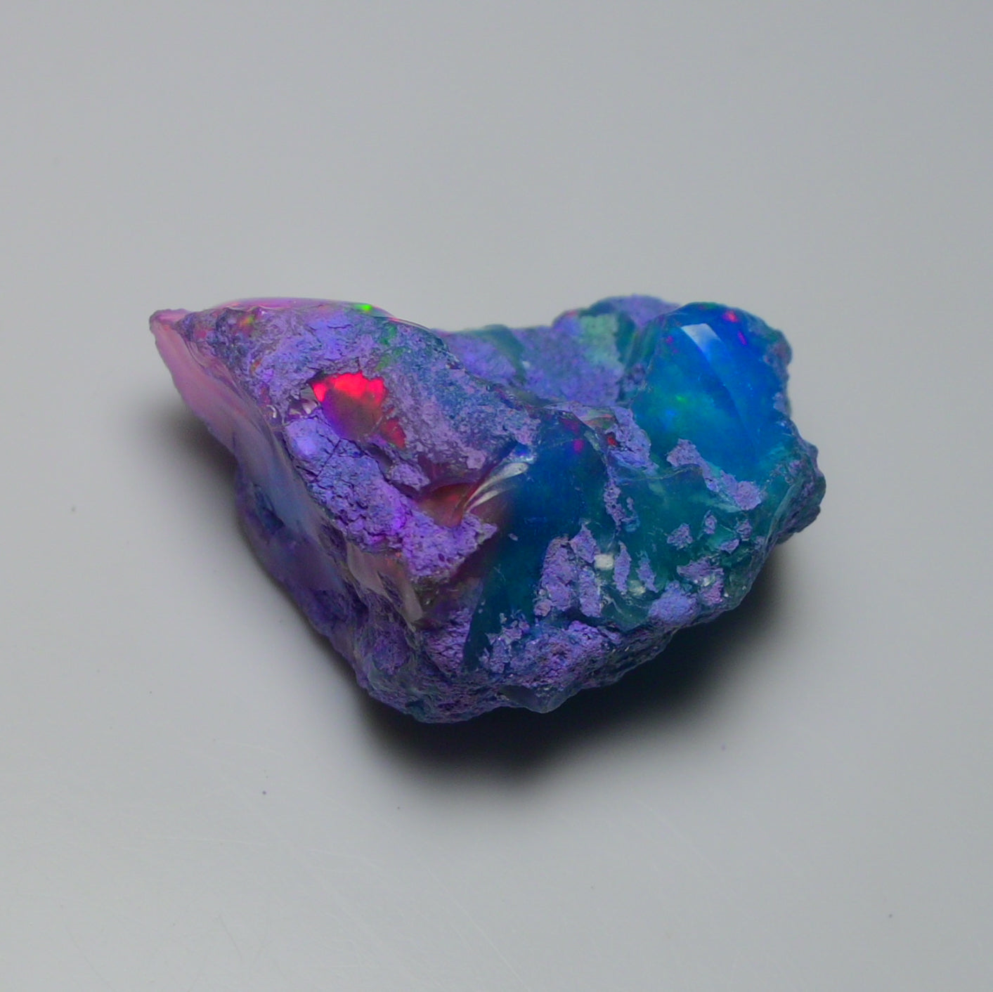 Very Rare Bi-Color Opal Rough 37.50 Cts Natural Ethiopian Opal Raw Jewelry Grade