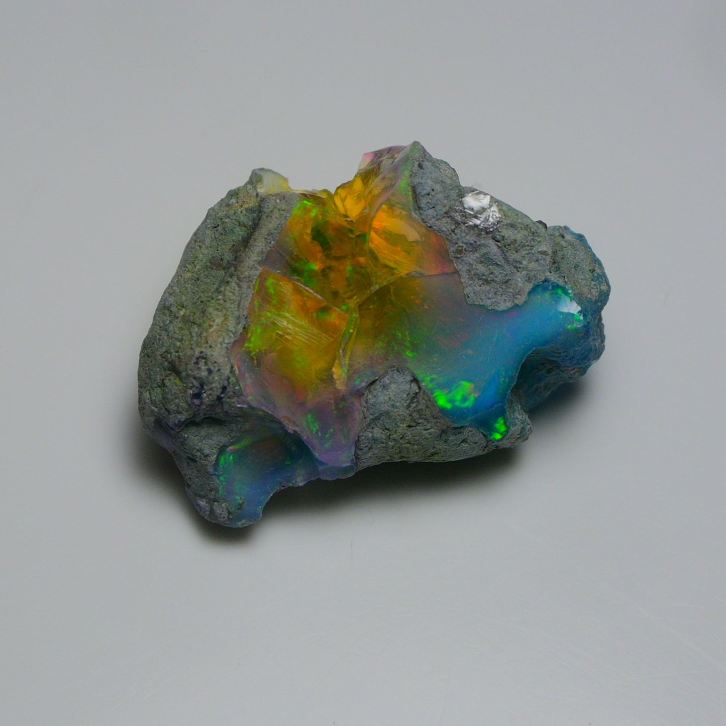 Very Rare Bi-Color Opal Rough 39.45 Cts Natural Ethiopian Opal Raw Jewelry Grade