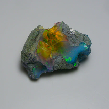 Very Rare Bi-Color Opal Rough 39.45 Cts Natural Ethiopian Opal Raw Jewelry Grade