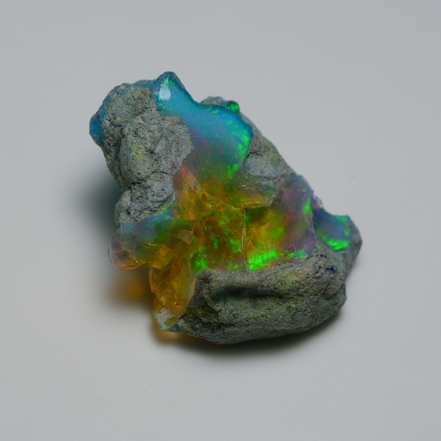 Very Rare Bi-Color Opal Rough 39.45 Cts Natural Ethiopian Opal Raw Jewelry Grade