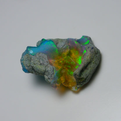 Very Rare Bi-Color Opal Rough 39.45 Cts Natural Ethiopian Opal Raw Jewelry Grade