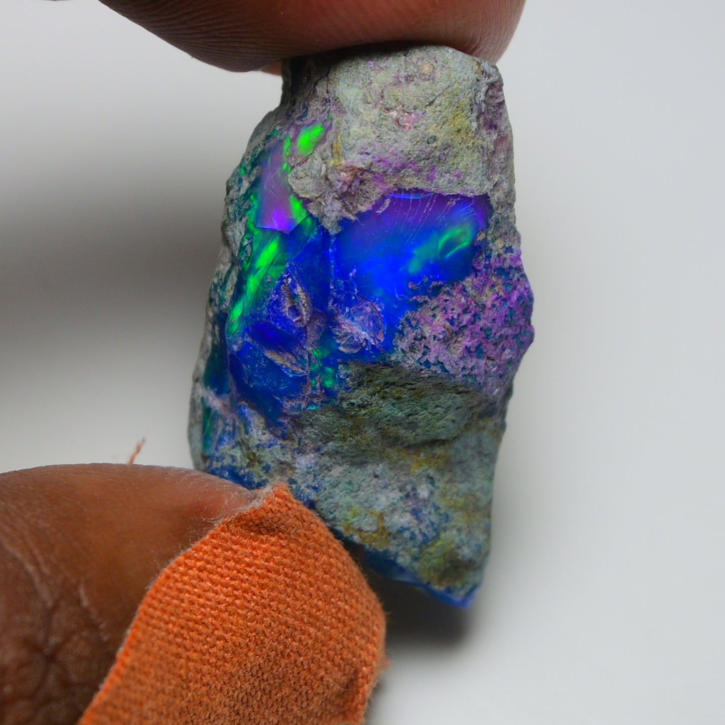Very Rare Bi-Color Opal Rough 38.70 Cts Natural Ethiopian Opal Raw Jewelry Grade