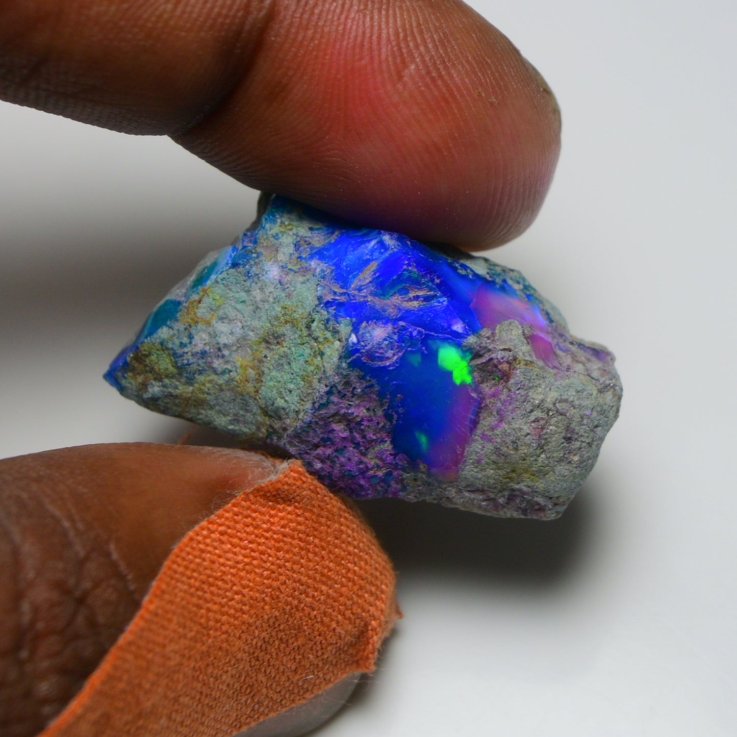 Very Rare Bi-Color Opal Rough 38.70 Cts Natural Ethiopian Opal Raw Jewelry Grade