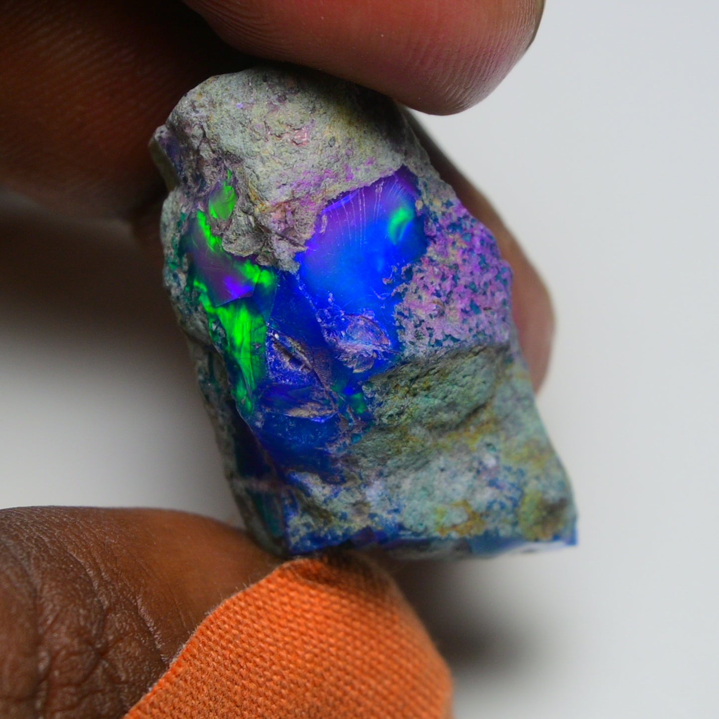 Very Rare Bi-Color Opal Rough 38.70 Cts Natural Ethiopian Opal Raw Jewelry Grade