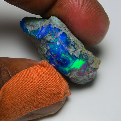 Very Rare Bi-Color Opal Rough 38.70 Cts Natural Ethiopian Opal Raw Jewelry Grade