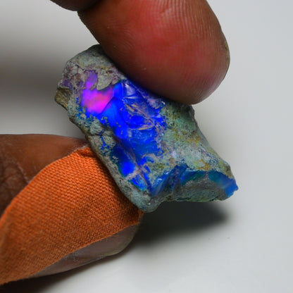 Very Rare Bi-Color Opal Rough 38.70 Cts Natural Ethiopian Opal Raw Jewelry Grade