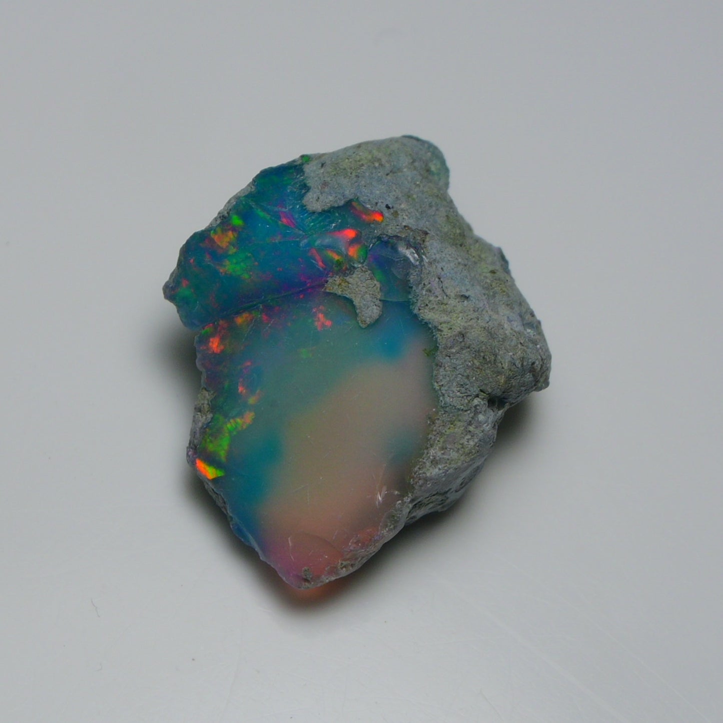 Very Rare Bi-Color Opal Rough 35.20 Cts Natural Ethiopian Opal Raw Jewelry Grade