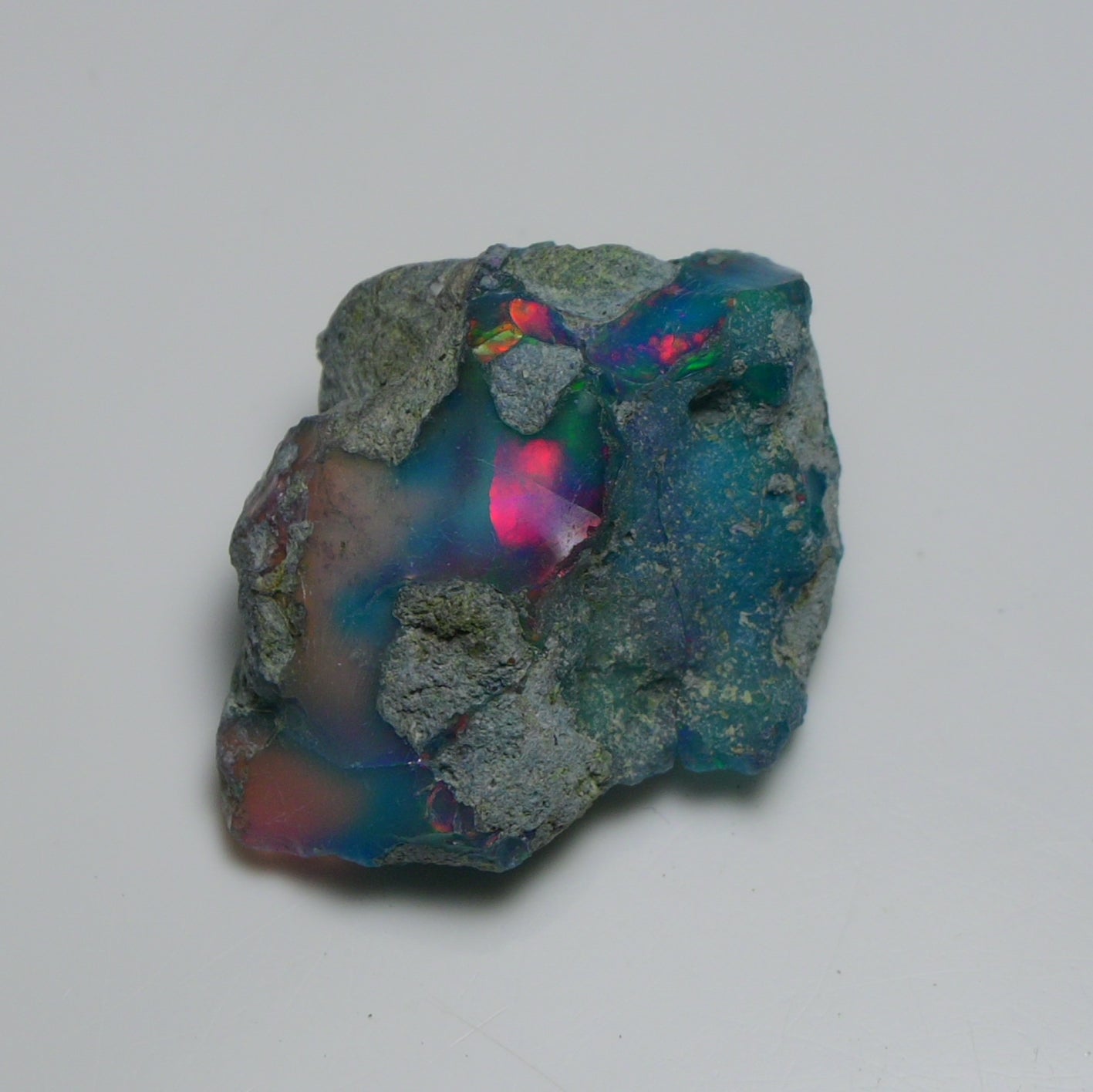 Very Rare Bi-Color Opal Rough 35.20 Cts Natural Ethiopian Opal Raw Jewelry Grade