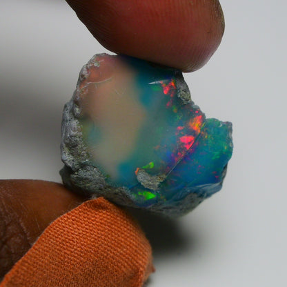 Very Rare Bi-Color Opal Rough 35.20 Cts Natural Ethiopian Opal Raw Jewelry Grade