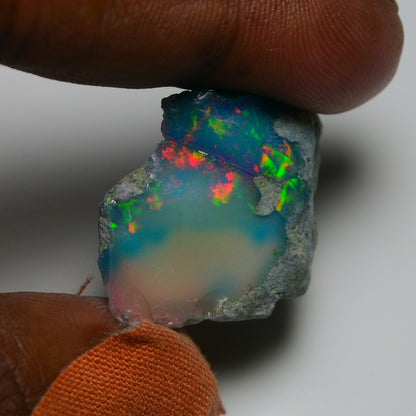 Very Rare Bi-Color Opal Rough 35.20 Cts Natural Ethiopian Opal Raw Jewelry Grade