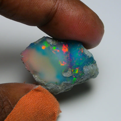 Very Rare Bi-Color Opal Rough 35.20 Cts Natural Ethiopian Opal Raw Jewelry Grade